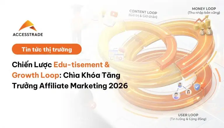 Chiến lược Edu-tisement & Growth Loop: Chìa khóa tăng trưởng Affiliate Marketing 2026
